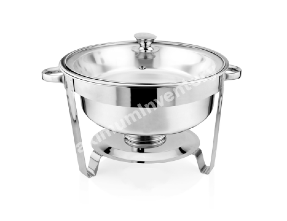 chafing KULATÝ 4 - skleněné víko