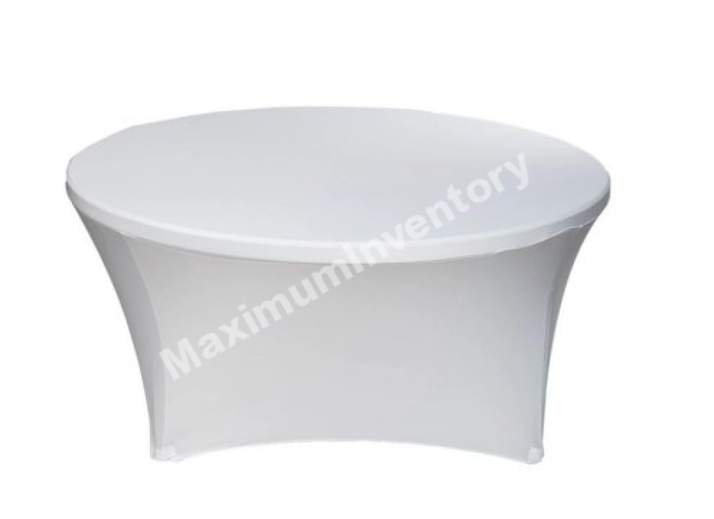 streč bílý stůl 150