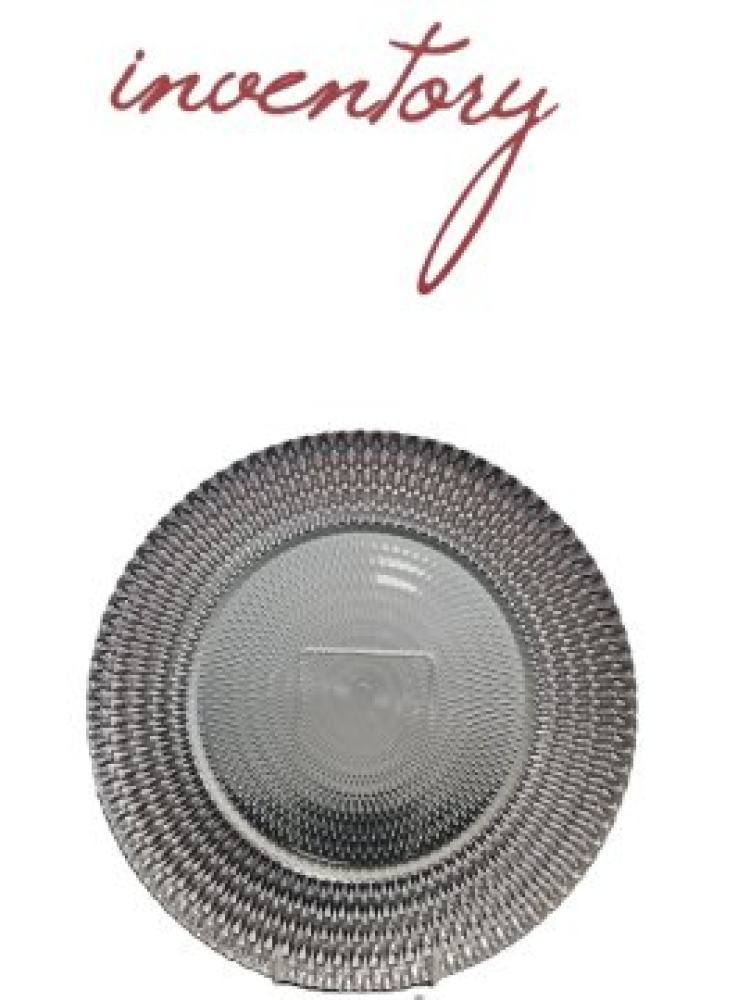 talíř klubový STŘÍBRNÝ LEM