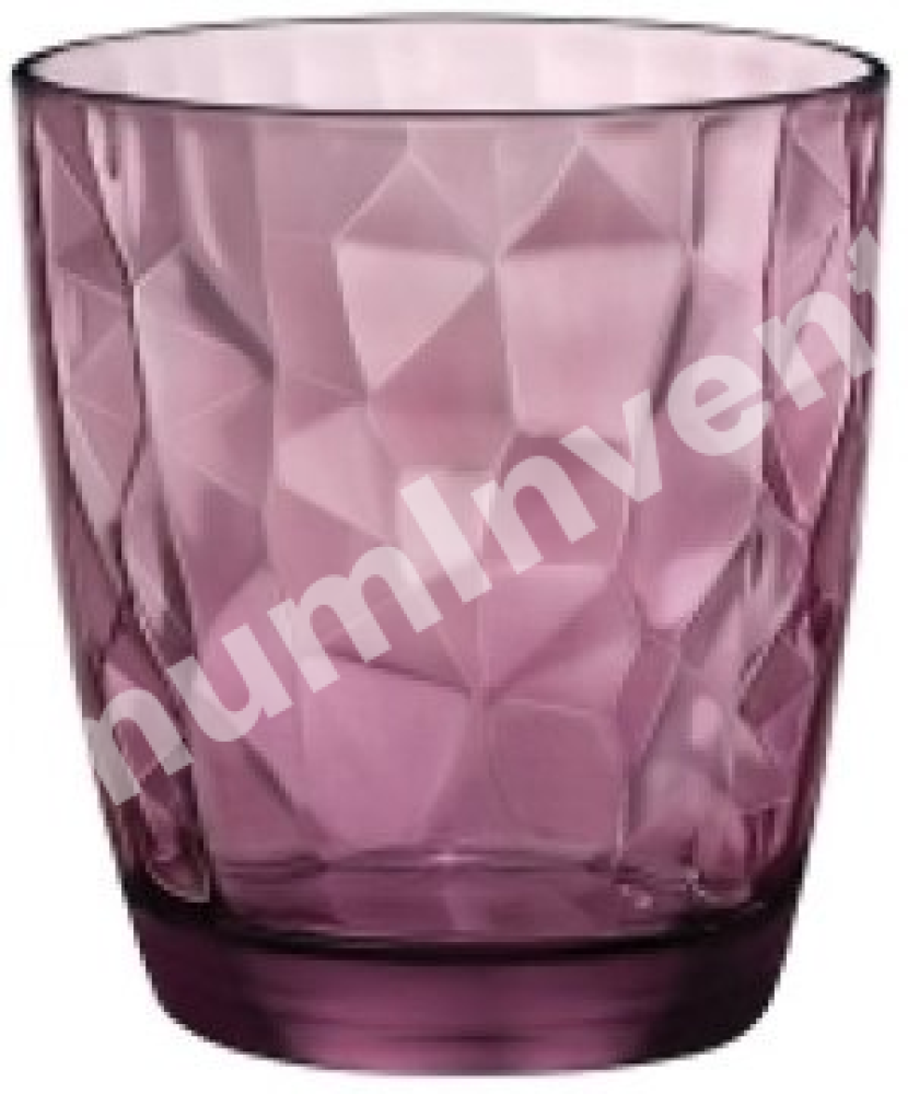 sklo DIAMOND fialové