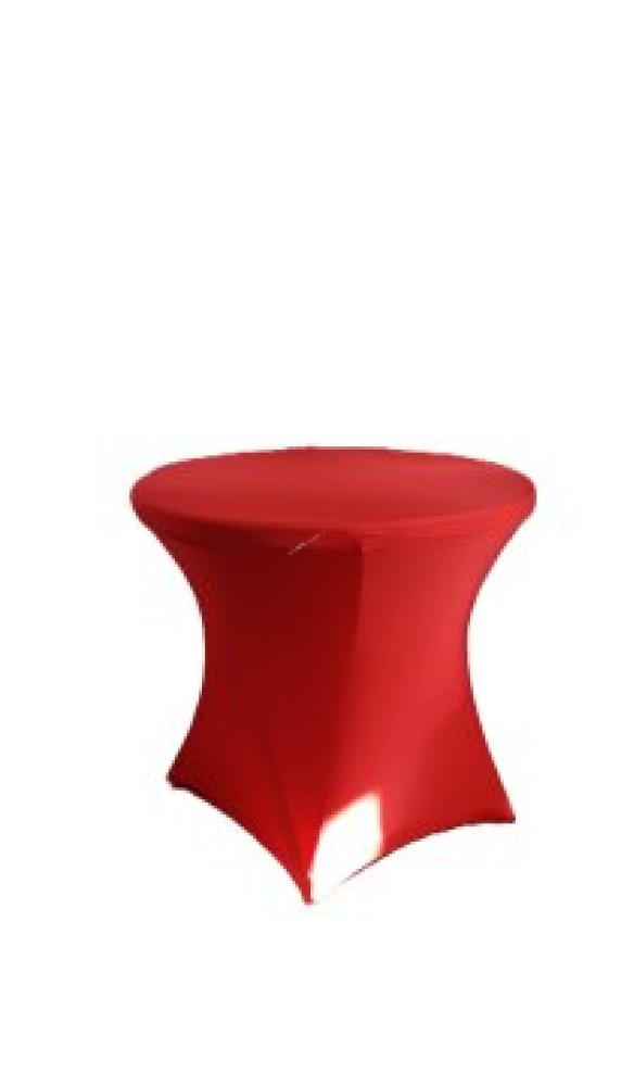 streč červený stůl 80