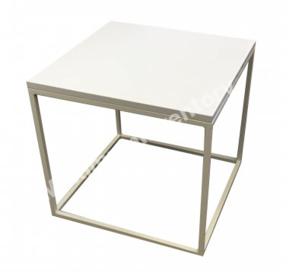 stůl konferenční bílý 50x50