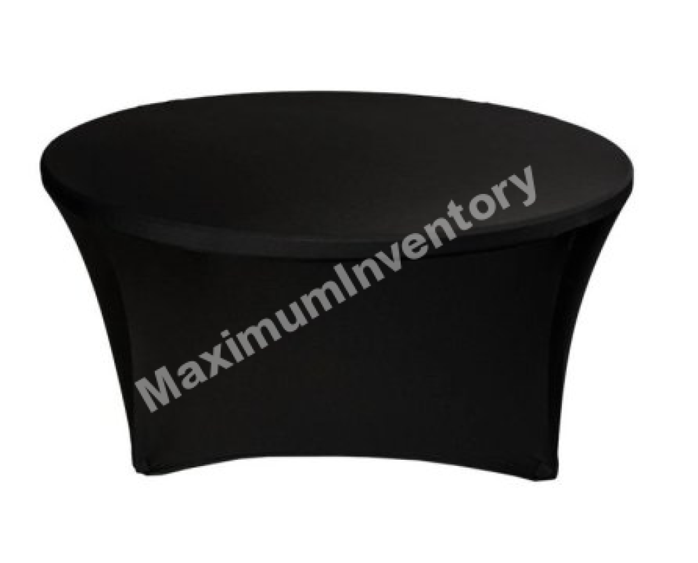 streč černý stůl 150