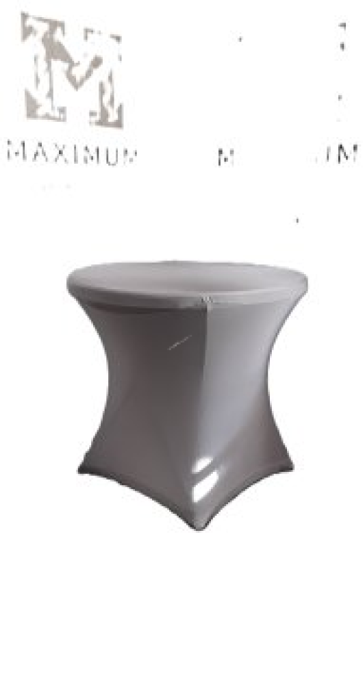 streč šedý stůl 80