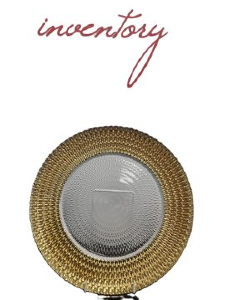 talíř klubový ZLATÝ OKRAJ