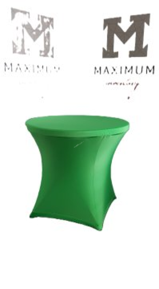 streč zelený stůl 80cm